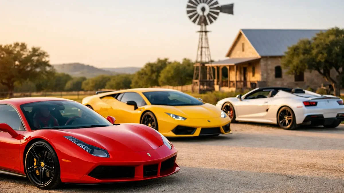 Exotic Car Rental Fredericksburg TX