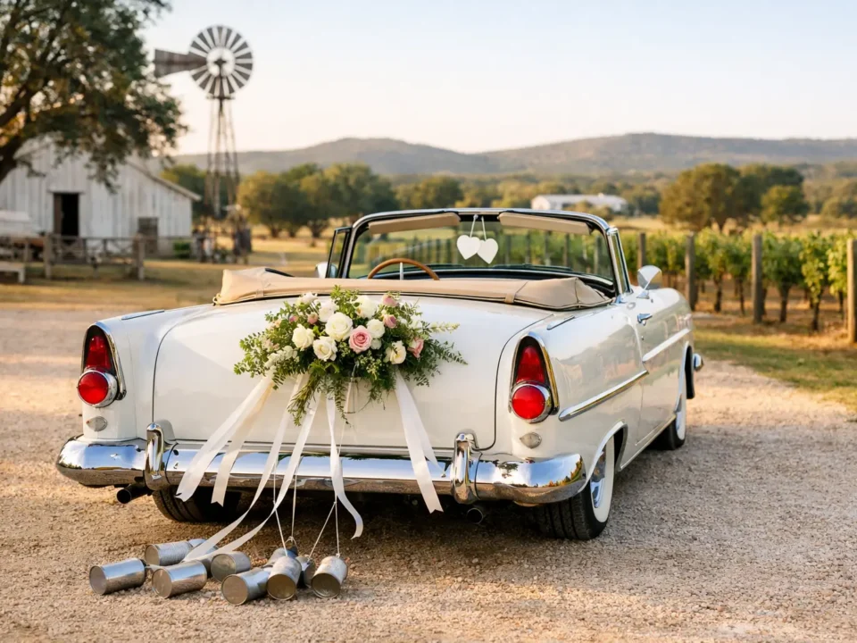 Wedding Getaway Car Fredericksburg TX