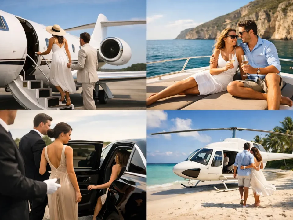 8 Luxury Honeymoon Transportation Ideas
