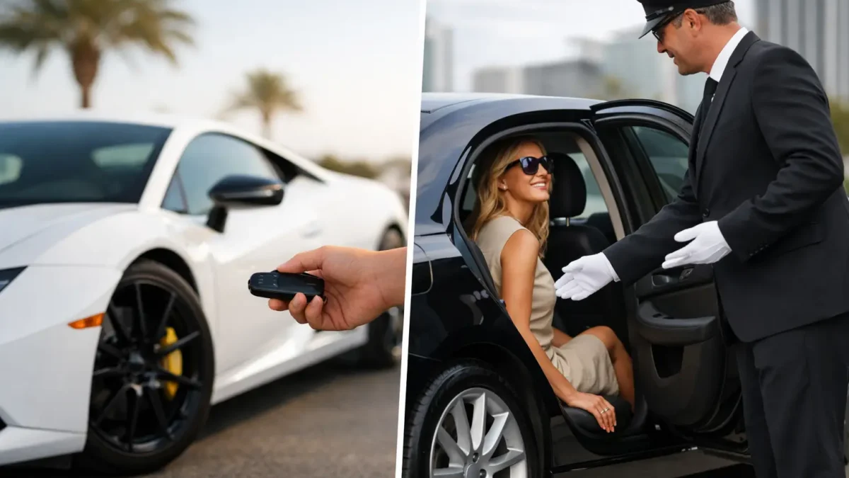 Exotic Car Rental vs Chauffeur Service