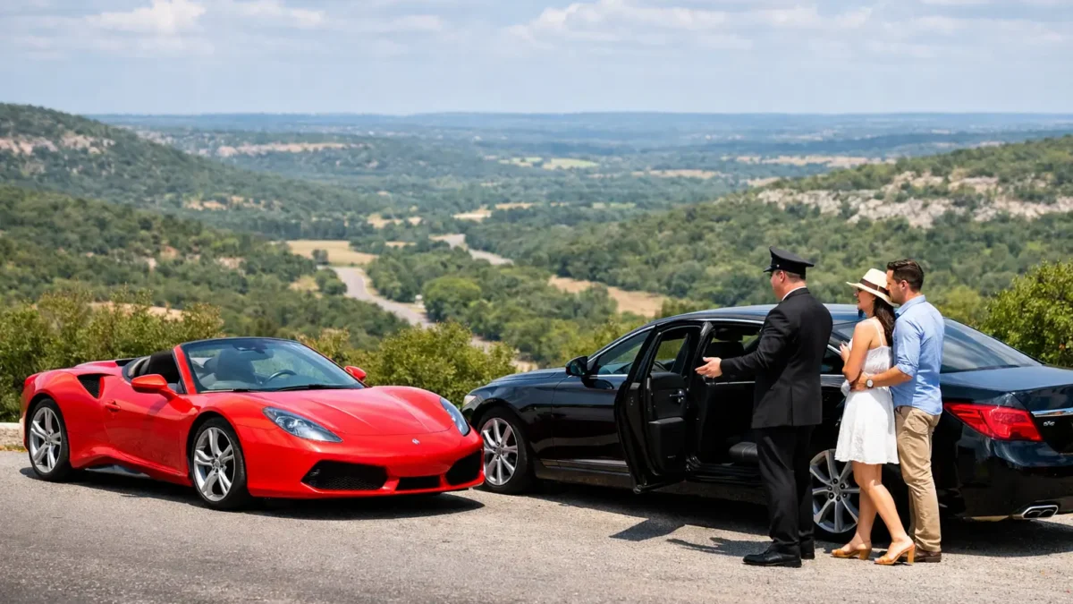 Sports Car Versus Chauffeur Tour for Hill Country