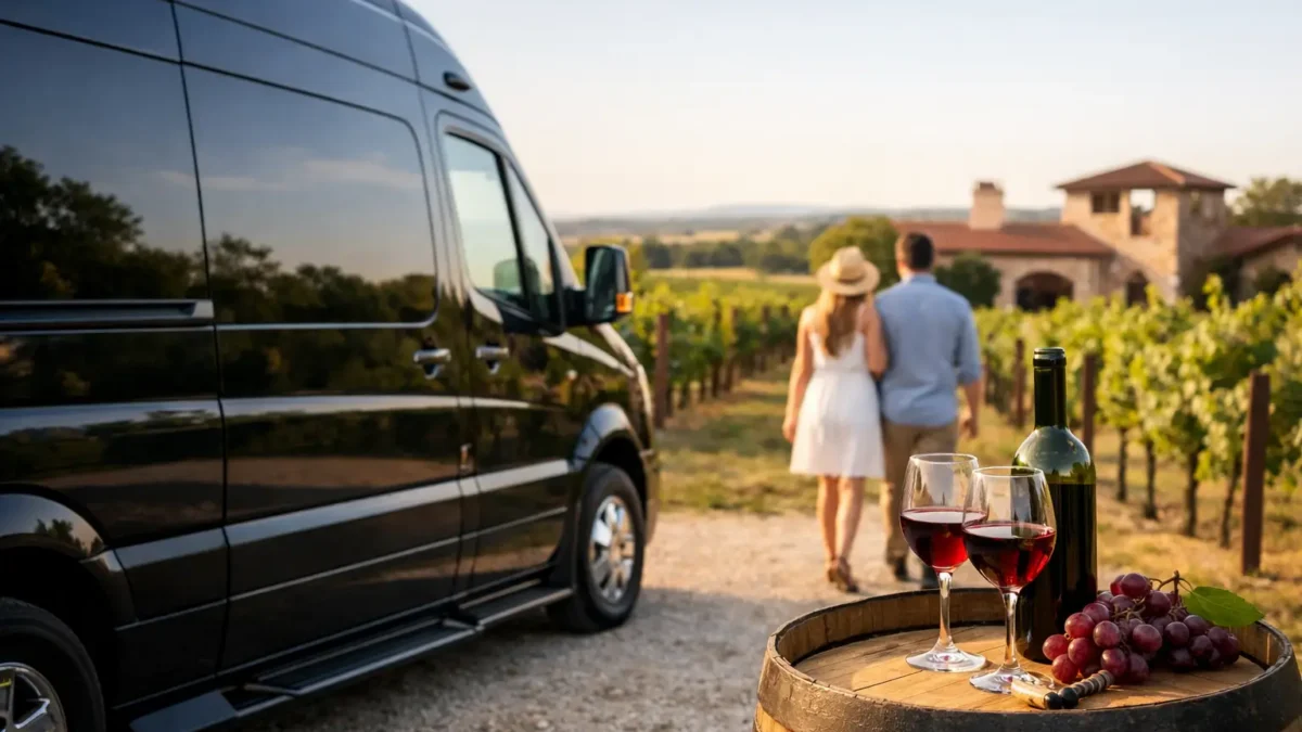 Texas Wine Tour Transportation Done Right