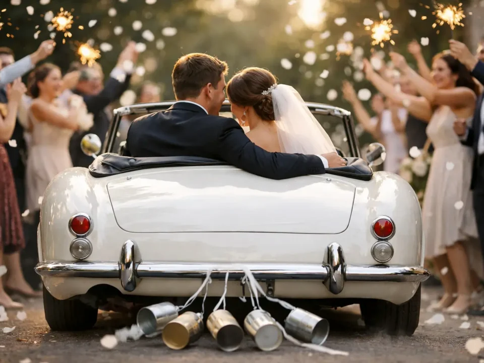 A Wedding Exit Car Idea Example for a Grand Sendoff