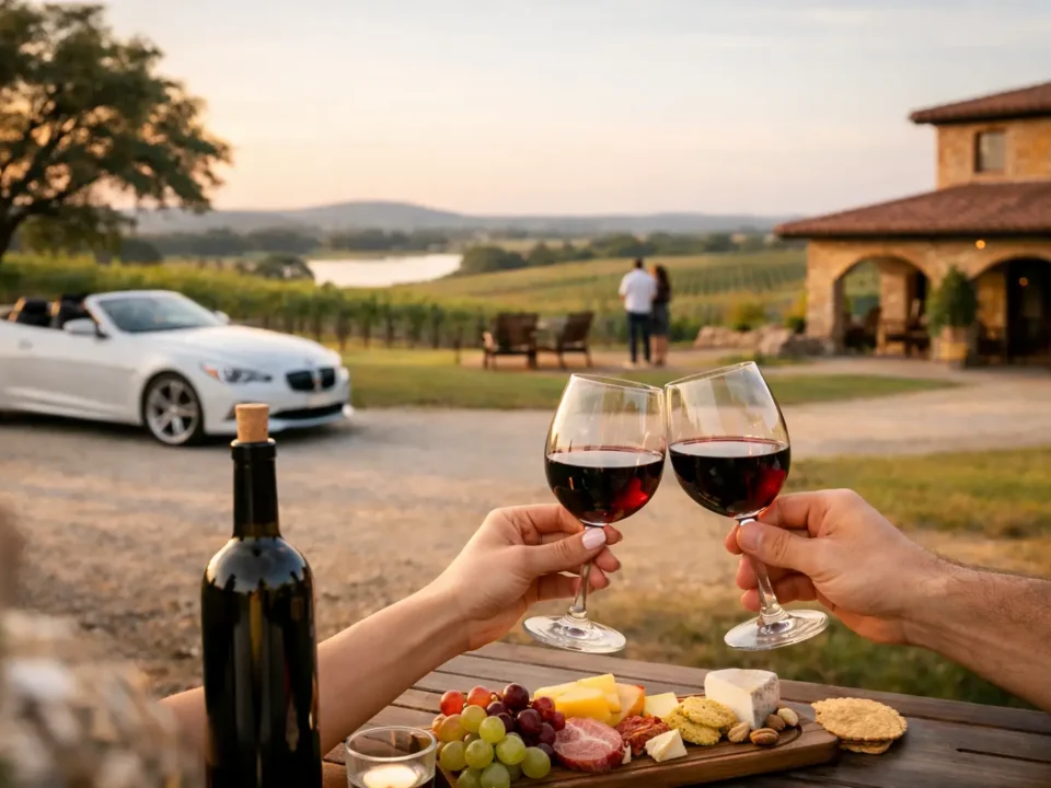 Luxury Winery Date Itinerary Example in Texas