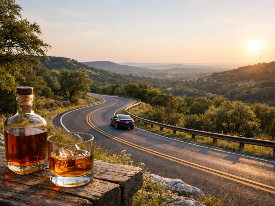 Whiskey Road for an Elevated Hill Country Drive