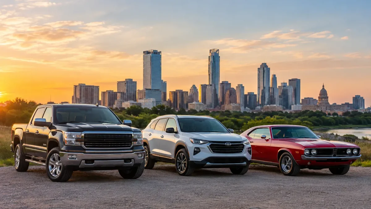 Best Vehicles for Texas Photoshoots and Events