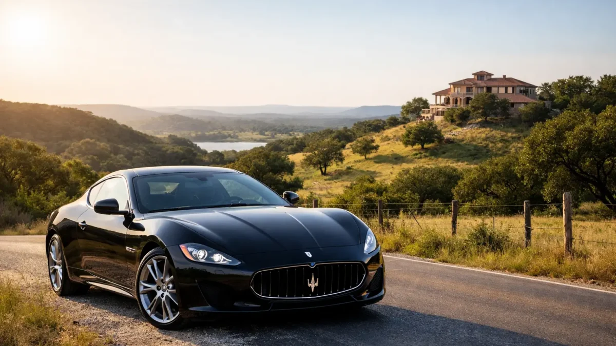Book Maserati Rental Weekend in Hill Country