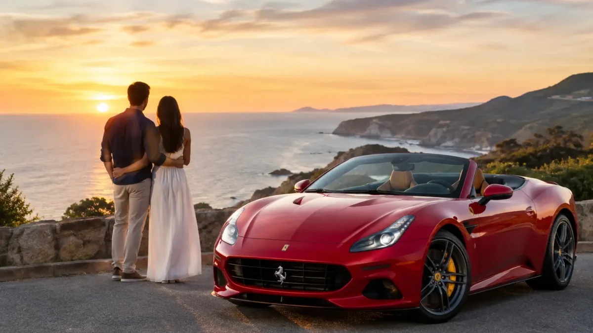 Plan an Anniversary Trip With an Exotic Car